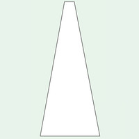 トーアン 三角コーン・コーンバー コーンカバー 白 34-381 1セット（5個）（直送品）