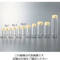 マルエム 軽量規格瓶（透明） No.1 100本入 0612-51 1ケース（100本