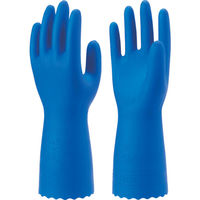 ショーワ 塩化ビニール手袋 ブルーフィット（薄手）3双パック Lサイズ NO181-L3P 790-0902（直送品）