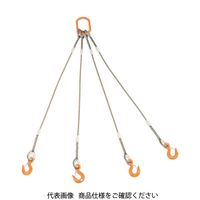 玉掛けワイヤロープスリング Wスリング （4本吊りタイプ） スリング径6mmタイプ