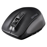 バッファロー Bluetoothマウス（静音） Premium Fitマウス ブルーLED式/5ボタン/静音タイプ ブラック BSMBB500MBK