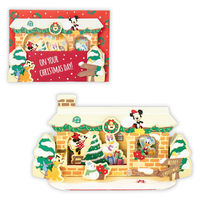 日本ホールマーク クリスマスカード 立体 ディズニー 仲間たち クリスマスの家 794255 6枚（直送品）