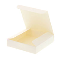 シモジマ 【ケース販売】HEIKO 箱 プチBOX 75×75 ホワイト 006897943 1ケース(10枚入×10袋 合計100枚)（直送品）