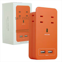 ファーゴ SATI COLOR AC4個口 USB オレンジ CT221OR 1個（直送品）