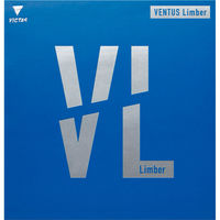 VICTAS（ヴィクタス) 卓球 ラバー VENTUS LIMBER 2.0 ブラック 200010 1枚（直送品）