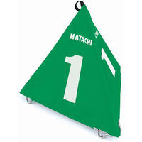 HATACHI(ハタチ) グランドゴルフ ホール表示板 BIGさんかく表示板 4 グリーン BH4210 1個（直送品）