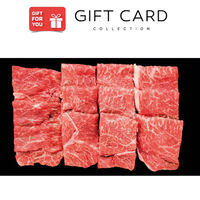 AoyamaLab 御歳暮 年末の贈り物 景品 山形の極み 米沢牛 焼肉用 ギフトカード 二重封筒 熨斗 １式（直送品）