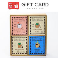 AoyamaLab 御歳暮 年末の贈り物 景品 オーガニック ドリップ コーヒー 4箱 ギフトカード 二重封筒 熨斗 １式（直送品）