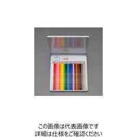 エスコ（esco） 24色 クーピー色鉛筆セット 1セット（3組：1組×3） EA765MV-252（直送品）