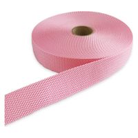 日本紐釦貿易 日本紐釦 パイレンバンド ポリプロピレン製 巾 30mmx10m巻 ピンク PM30-10-6 5巻単位（直送品）