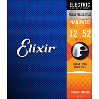 Elixir エリクサー エレキギター弦 NANOWEB コーティング弦 Heavy .012-.052 #12152（直送品）