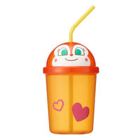 レック ストローカップ アンパンマン プラスチック 子供用 コップ キャラクター ドキンちゃん 361046 1個（取寄品）