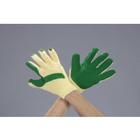 エスコ（esco） ［フリー］ 手袋（ナイロン・ポリエステル・天然ゴム張り／緑） 1セット（10双：1双×10） EA354AB-21（直送品）