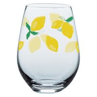 逸品社 タンブラー 325ml レトロタンブラー コップ 食器 ガラス 日本製 レモン 372839 1個（取寄品）