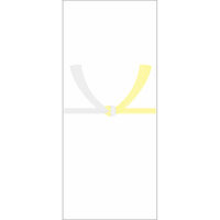 ササガワ タカ印 OA対応札紙 黄水引 28-2021 500枚（100枚袋入×5冊箱入）（取寄品）