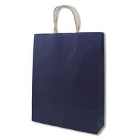 【ケース販売】HEIKO 紙袋 25チャームバッグ 2才 未晒 ネイビーNC 003201413 1ケース(50枚入×4袋)（直送品）