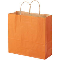 【ケース販売】HEIKO 紙袋 25チャームバッグ 3才 未晒 オレンジC 003251212 1ケース(50枚×4 計200枚)（直送品）