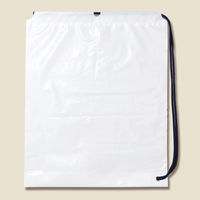 【ケース販売】HEIKO 巾着ポリ袋 ショルダーシャンテバッグ 40-50 ホワイト 006634801 1ケース(5枚×20袋)（直送品）