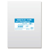 【ケース販売】SWAN OPP袋 ピュアパック S 22.5-31(A4用) 006798250 1ケース(100枚入×40袋)（直送品）