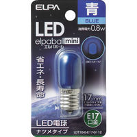 朝日電器 ELPA LEDナツメ形E17 LDT1B-G-E17-G112 1個 828-9972（直送品）