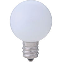 朝日電器 ELPA LED電球G30形E12 LDG1L-G-E12-G231 1個 828-9981（直送品）