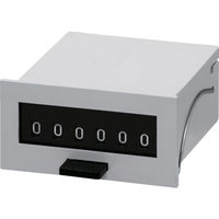 ライン精機 電磁カウンター（リセットツキ）4桁 MCF-4X DC24V 1個 828