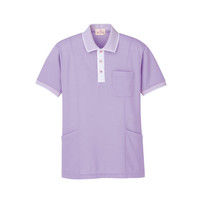 明石スクールユニフォームカンパニー ポロシャツ（脇ポケット付き） UZT468 パープル M 1着（直送品）