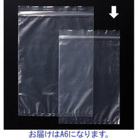 伊藤忠リーテイルリンク ポケット付き チャック袋 A6 ZBP-10A6 1袋（100枚入）