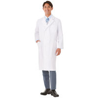 住商モンブラン シングルドクターコート（メンズ・長袖） 白 M 81-491 医療白衣 診察衣