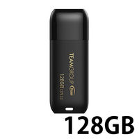 TEAM（チーム） USBメモリー キャップ式USB3.0メモリー C175 128GB ブラック TC1753128GB01 1個