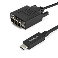 StarTech.com USB-C - DVIケーブル 1m ブラック 1080p CDP2DVIMM1MB（直送品）