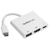 StarTech.com USB-C - 4K HDMI変換アダプタ ホワイト CDP2HDUACPW（直送品）