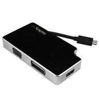 StarTech.com USB-C - VGA/ DVI/ HDMI変換アダプタ CDPVGDVHDB（直送品）