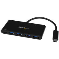 StarTech.com 4ポート増設USB 3.0ハブ USB-C接続 USB給電 HB30C4AFPD（直送品）
