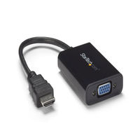 Startech.com HDMI-VGA変換アダプタ/コンバータ(オーディオ対応) HDM HD2VGAA2 1個