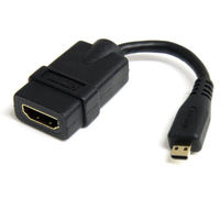 StarTech.com 12cm HDMI-マイクロHDMI 変換ケーブル HDADFM5IN（直送品）