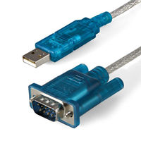StarTech.com 91cm USB-RS232C（DB9）シリアル変換ケーブル ICUSB232SM3（直送品）