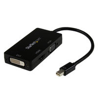 StarTech.com Mini DP - VGA/ DVI/ HDMI変換アダプタ MDP2VGDVHD 1個（直送品）