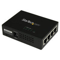 StarTech.com 4ポートギガビット対応PoEインジェクタ 802.3at/af準拠 POEINJ4G 1個（直送品）