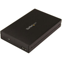 StarTech.com 2.5インチSATA SSD/HDDケース USB-C/-A S251BU31315（直送品）