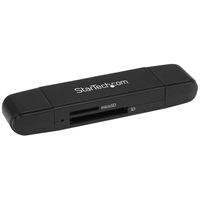 StarTech.com　SDカードリーダー／USB-C & A／2スロット　SDMSDRWU3AC　1個（直送品）