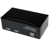 StarTech.com 2ポートKVMスイッチ VGA対応/USB接続 ケーブル付属 SV231USB（直送品）