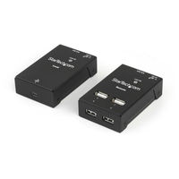 StarTech.com カテゴリ5/6使用4ポートUSB 2.0延長器エクステンダ USB2004EXTV（直送品）