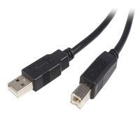 Startech.com USB2.0ケーブル（ABタイプ） オス/オス ブラック