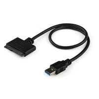 StarTech.com SATA - USB 変換ケーブルアダプタ UASP対応 USB3S2SAT3CB 1個（直送品）