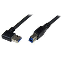 StarTech.com 1m USB 3.0 ケーブル 片側L型右向き オス/オス USB3SAB1MRA（直送品）