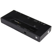StarTech.com 4K 2x1 HDMI切替器スイッチ 高速・自動切替機能 VS221HD4KA（直送品）