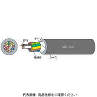 倉茂電工 600V 柔軟型ケーブル VCT222 1m