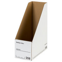 フェローズジャパン マガジンファイル 208S 白 A4ファイル収納可（リング式ファイル除く） 1008201 1パック（3枚入）