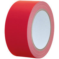 【ガムテープ】カラー布粘着テープ No.240 0.24mm厚 幅50mm×長さ25m 赤（レッド） APMジャパン 1巻
